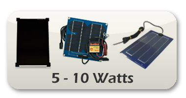 5 to 10 watts