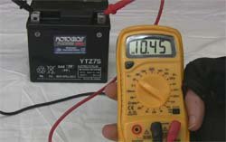 Voltmeter Battery Test