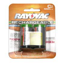 Rayovac Rechargeable C Cell Batteries 2 pack NM714-2