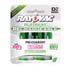 Rayovac Rechargeable Platinum D Cell Batteries 2 pack #PL713-2GEN