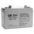 Universal 12v 97.6 AH Deep Cycle Gel Battery UB30Hgel-D5874