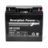 Scorpion 12v 22 AH Deep Cycle Sealed Lead Acid Battery SLA-12220