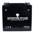 YTX14-BS Universal Adventure Power 12v 200 CCA Sealed AGM Motorcycle Battery
