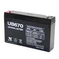 6 Volt 7 Amp Hour SLA-670