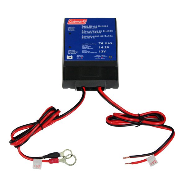 Coleman 7 Amp Solar Charge Controller with Rings 68012