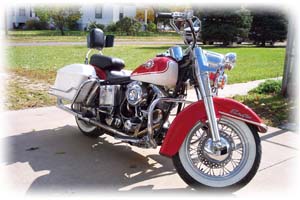 Harley Davidson 1975 1200cc FX Electra Glide Motorcycle