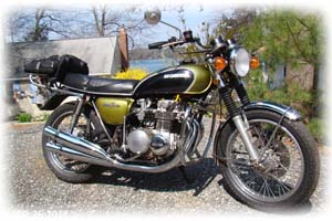 Honda 1971 500cc CB500 Motorcycle