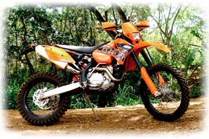 2007 KTM 400cc E/XC Racing 4 Stroke Motorcycle