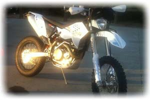 2009 KTM 450cc E/XC  Motorcycle