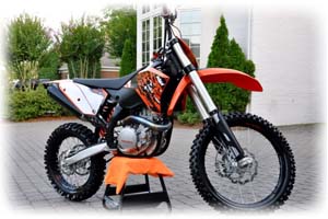 2009 KTM 450cc SX-F, XC-F, XC-W 4 Stroke Motorcycle