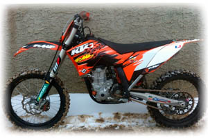 KTM 2010 450cc SX-F Motorcycle