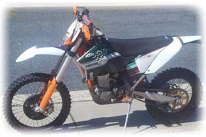 2011 KTM 450cc SX-F, XC-F, XC-W 4 Stroke Motorcycle