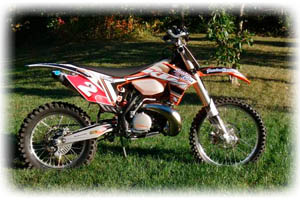 KTM 2012 250cc XC Motorcycle