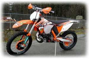 KTM 2012 300cc XC Motorcycle