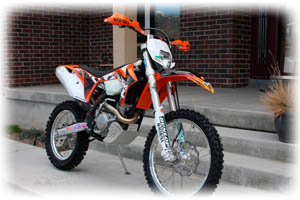 KTM 2012 450cc XC-W Motorcycle