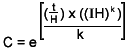 Formula for Rated Capacity