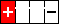 Picture of a polarity image showing this battery is left side positive with terminals facing you.