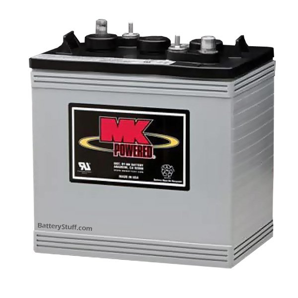 MK Battery 6 Volt 200 AH Deep Cycle AGM RV & Marine Battery