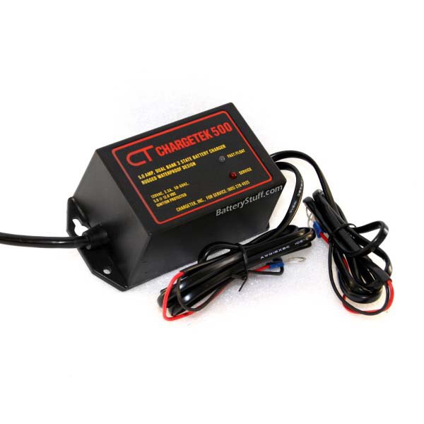 ChargeTek 500-2, Single output 24 volt, 3A