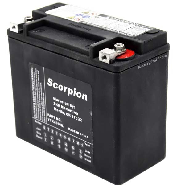 YTX20DHL Battery Harley Davidson 12 Volt Motorcycle Batteries