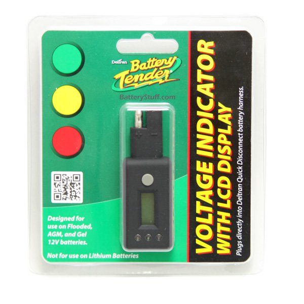 Battery Tender Digital Voltage Indicator with LCD Display