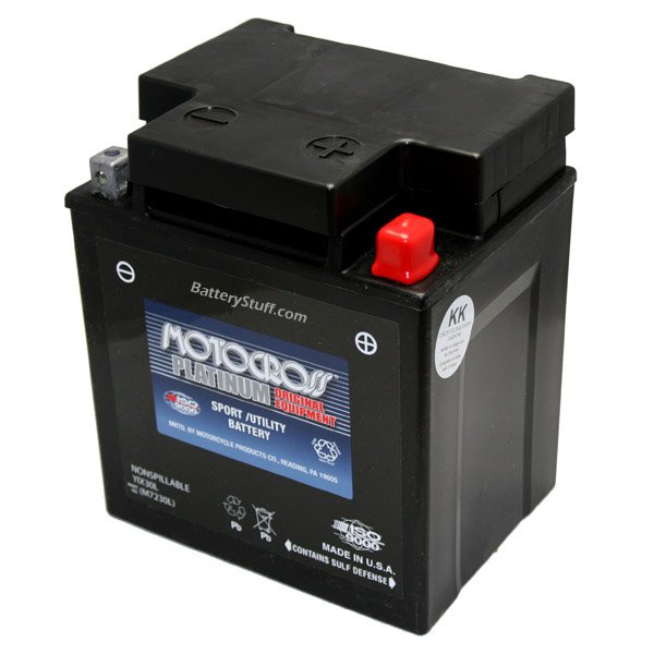 Yuasa Motocross 12v Motorcycle Battery YIX30L