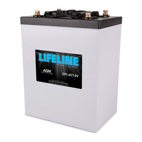 Lifeline 2v 900 AH Deep Cycle Sealed AGM Battery GPL-6CT-2V