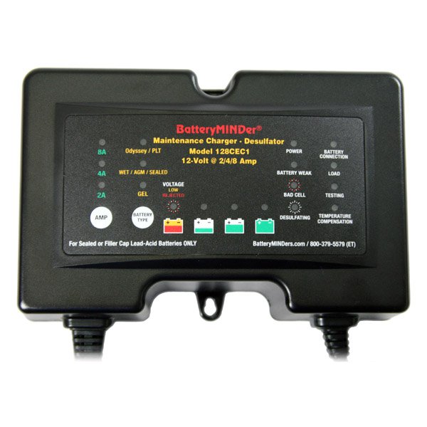 BatteryMINDER 12v 2/4/8 Amp Charger/Desulfator 128CEC1